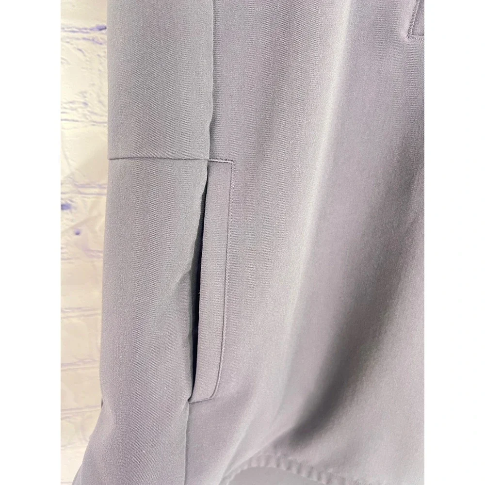 FIGS Technical Collection Graphite Gray Mandarin Collar Scrub Top Womens XS - Picture 11 of 15